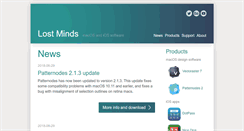 Desktop Screenshot of lostminds.com